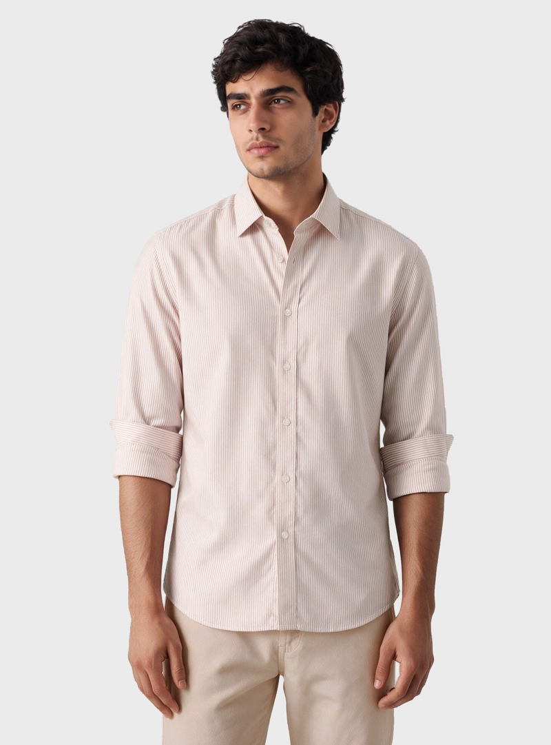 CAMISA A RAYAS SLIM FIT ARENA ARROW - 1