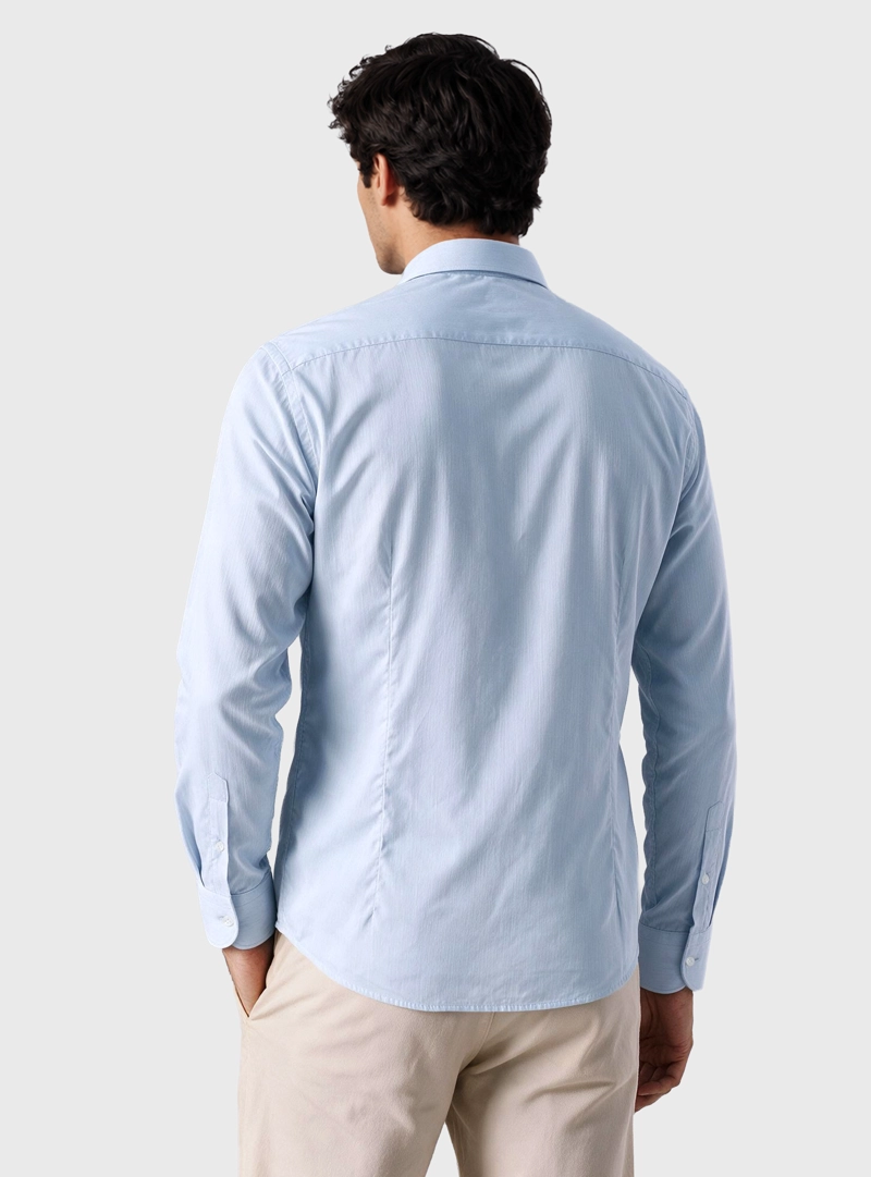 CAMISA LISA SPANDEX SLIM FIT CELESTE ARROW - 2