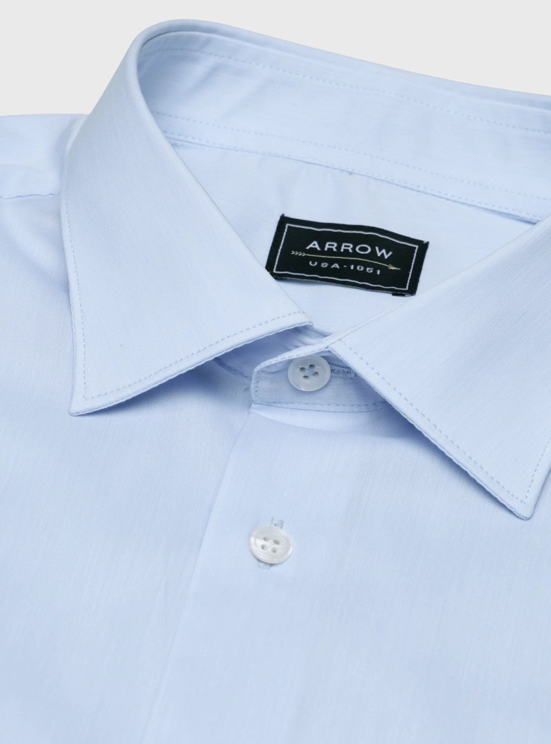 CAMISA LISA SPANDEX SLIM FIT CELESTE ARROW - 5