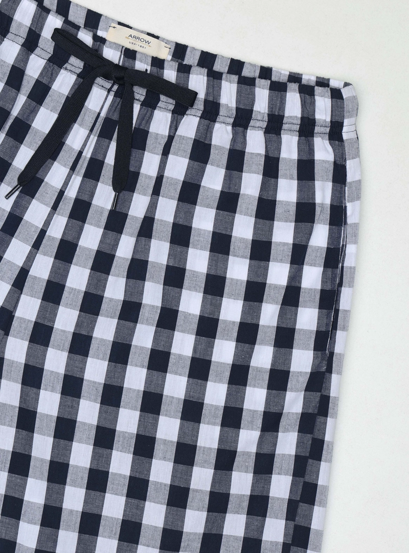 PIJAMA CORTO CUELLO REDONDO REGULAR FIT AZUL ARROW - 4