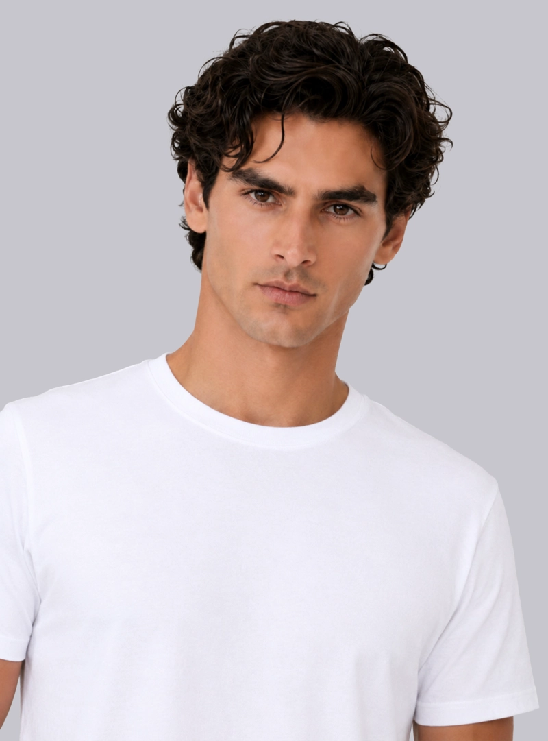 CAMISETA BIPACK CUELLO REDONDO REGULAR FIT BLANCO ARROW - 4