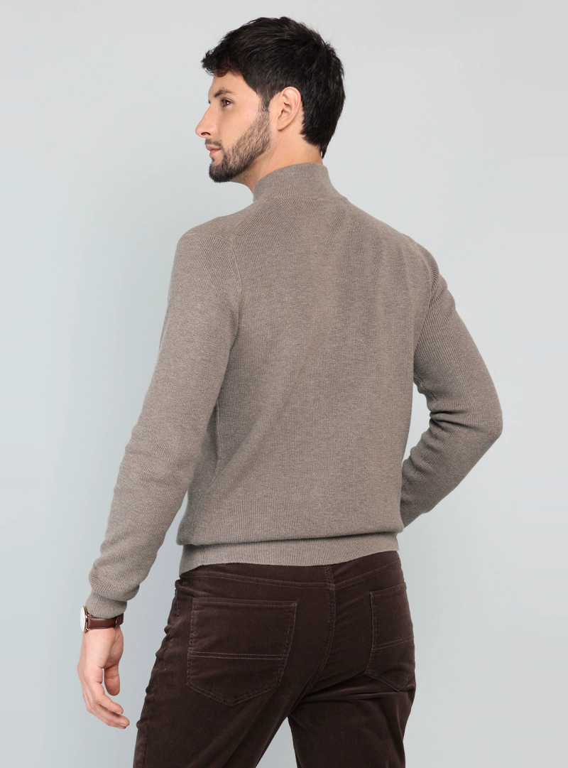SWEATER CUELLO ALTO REGULAR FIT CAFE ARROW - 2