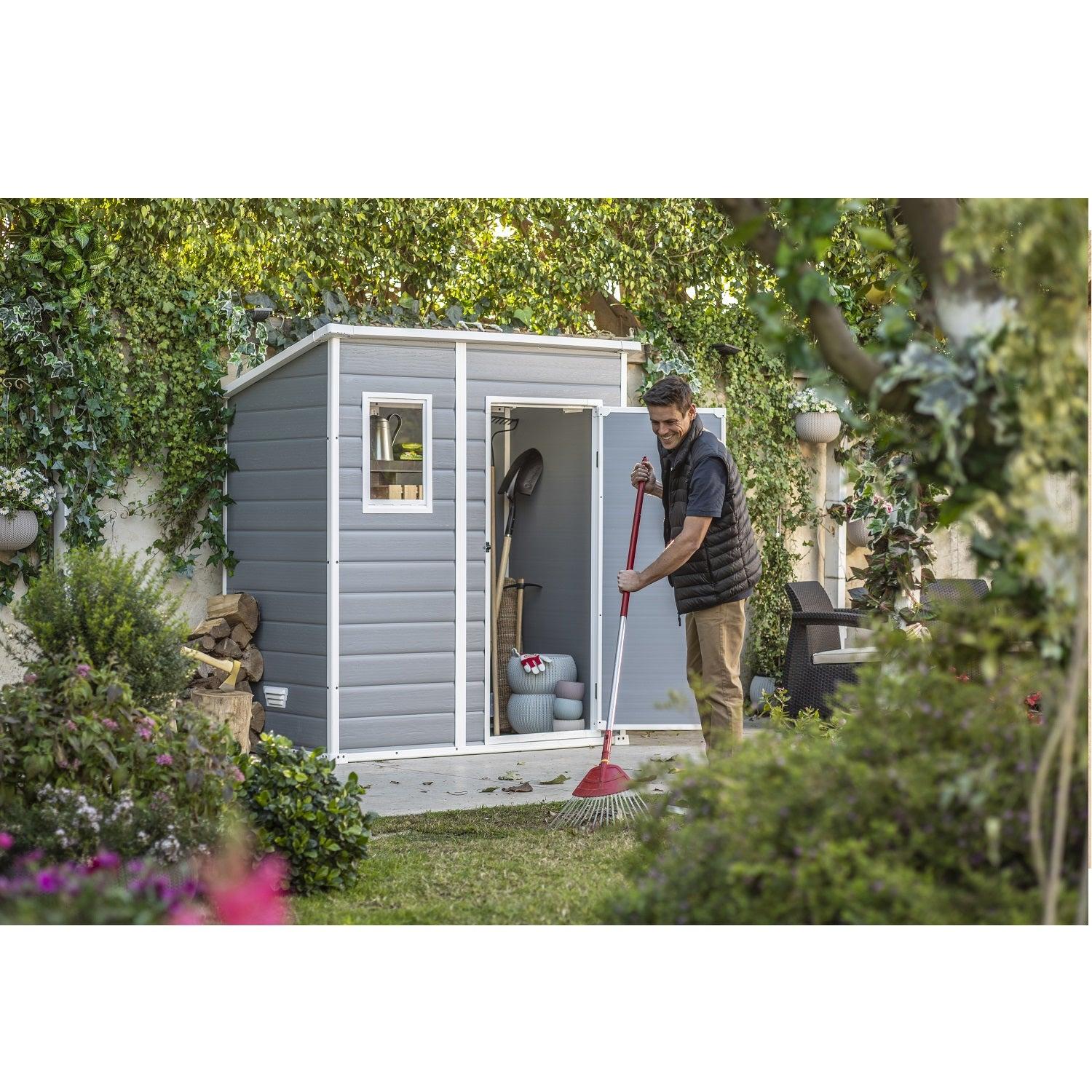 BODEGA KETER MANOR PENT JARDÍN 6 X 4 200 X 183 X 111 CM - 6
