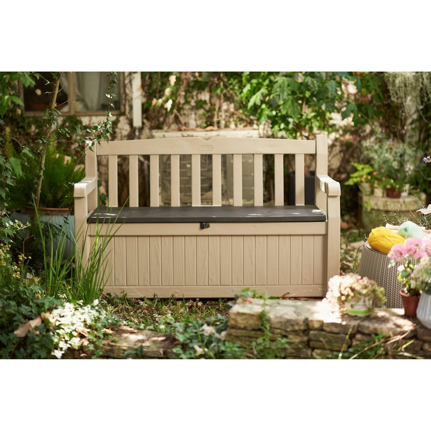 BANCO PARA JARDÍN CON ALMACENAMIENTO EDEN BENCH - 5