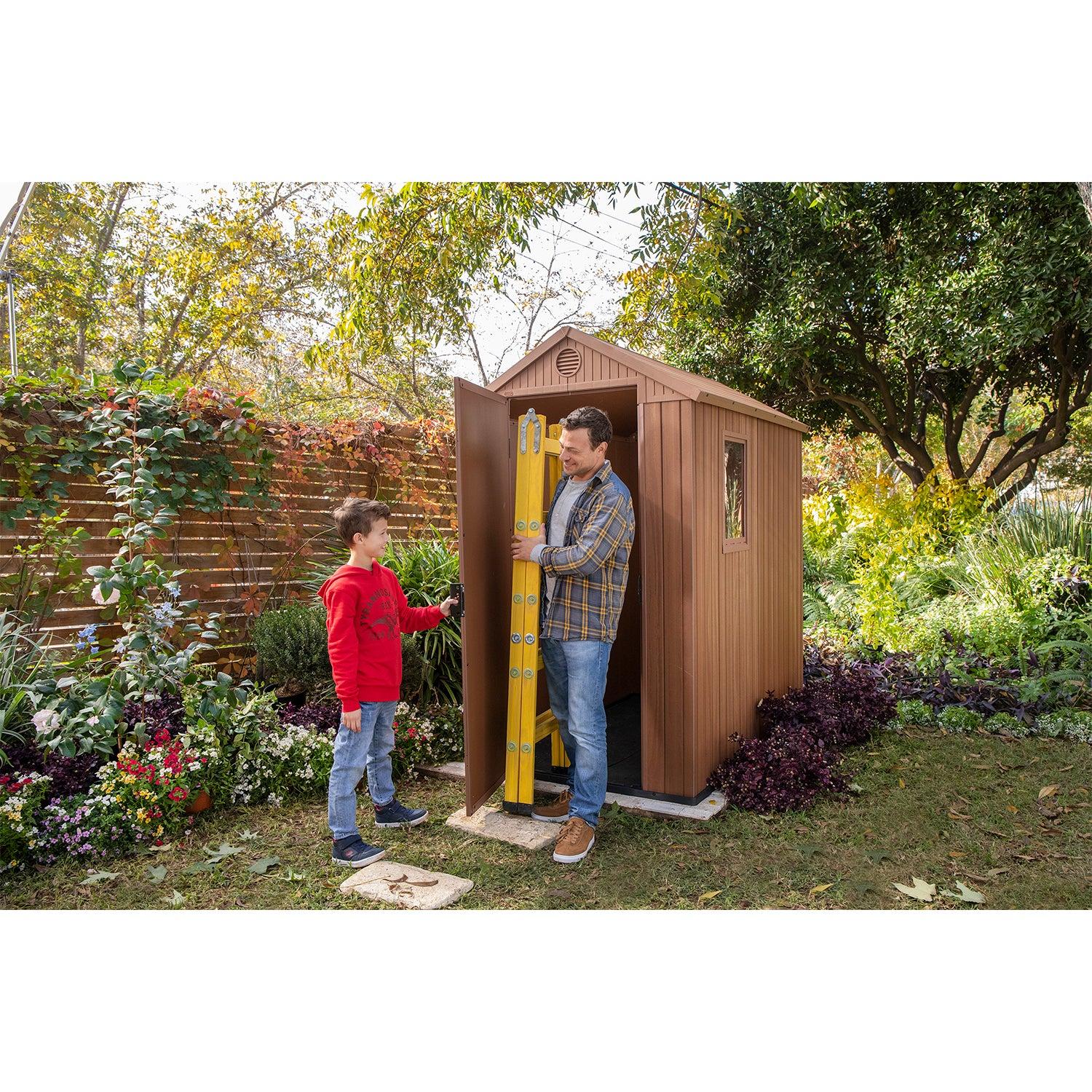 BODEGA DE JARDIN DARWIN 4X6 KETER - 205X184X126 CM - 6