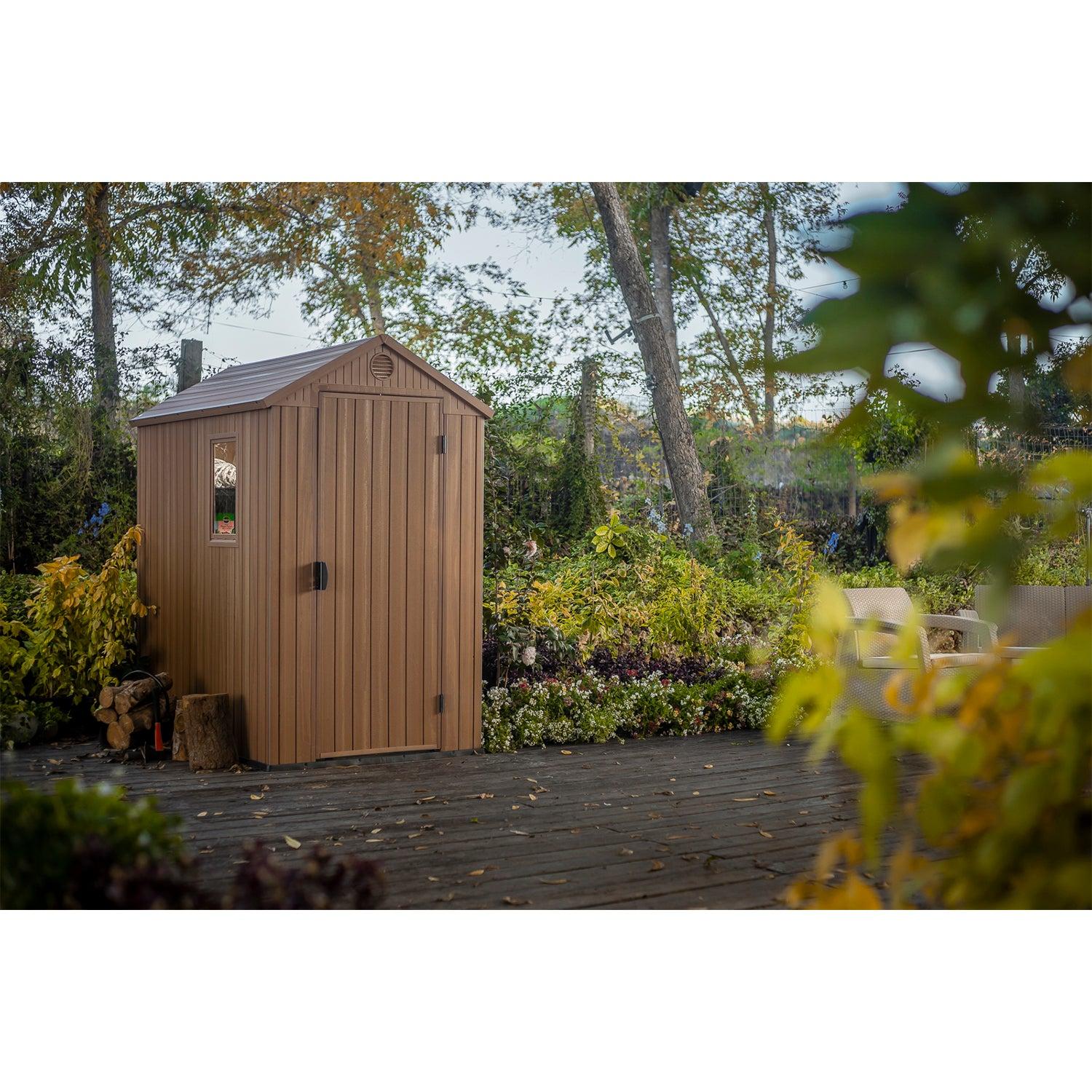 BODEGA DE JARDIN DARWIN 4X6 KETER - 205X184X126 CM - 9