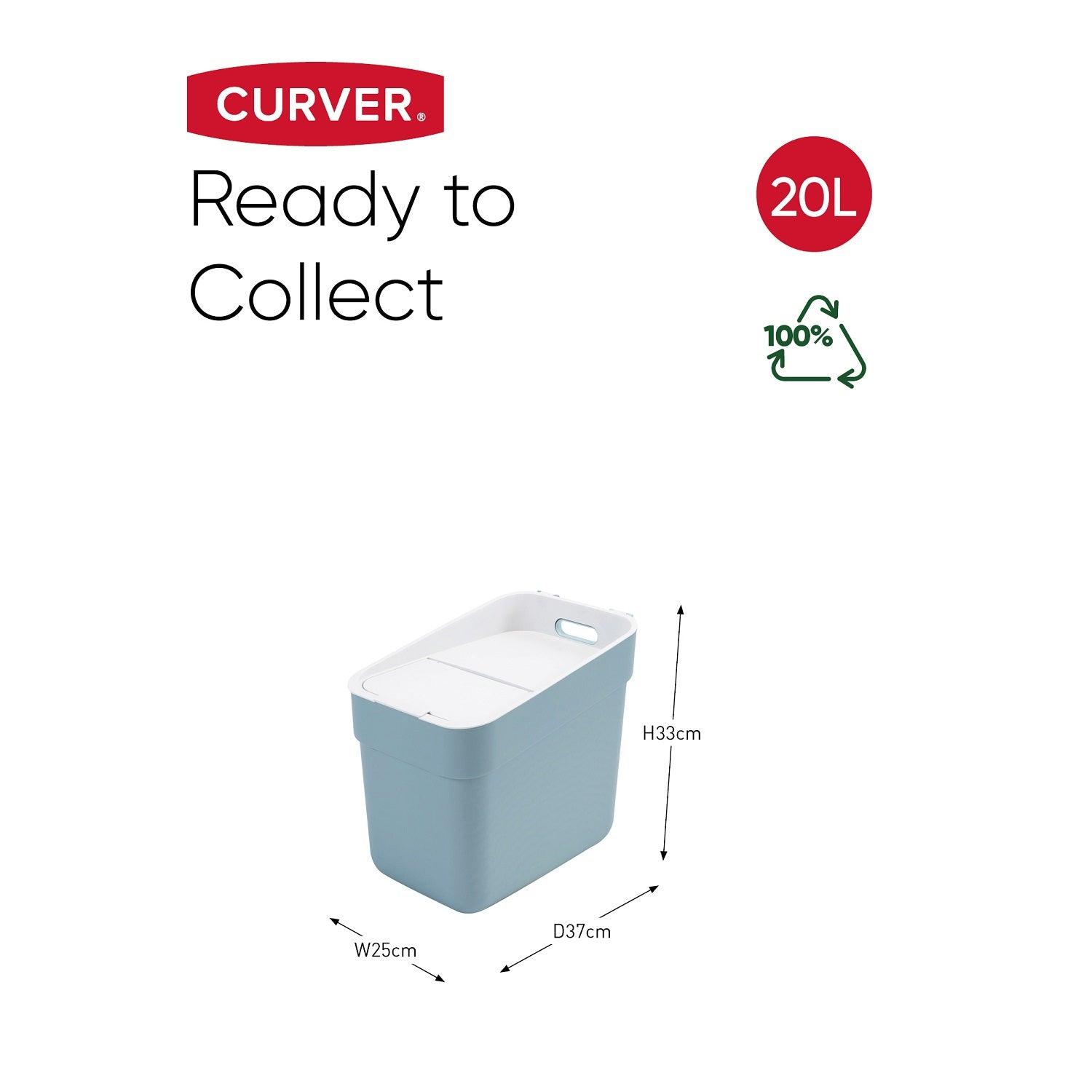 SET CONTENEDORES KETER READY TO COLLECT 2X10L + 2X20L - 8