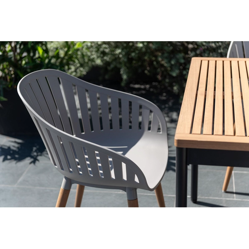 JUEGO DE TERRAZA CANNES 160X90CM CON 4 SILLAS - 3
