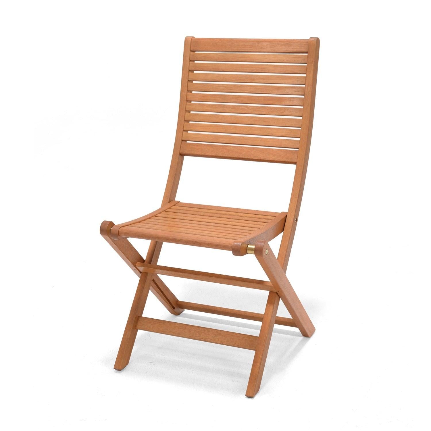 JUEGO DE 2 SILLAS MIDTOWN MADERA CAFE CLARO EXTERIOR KINGSBURY - 2