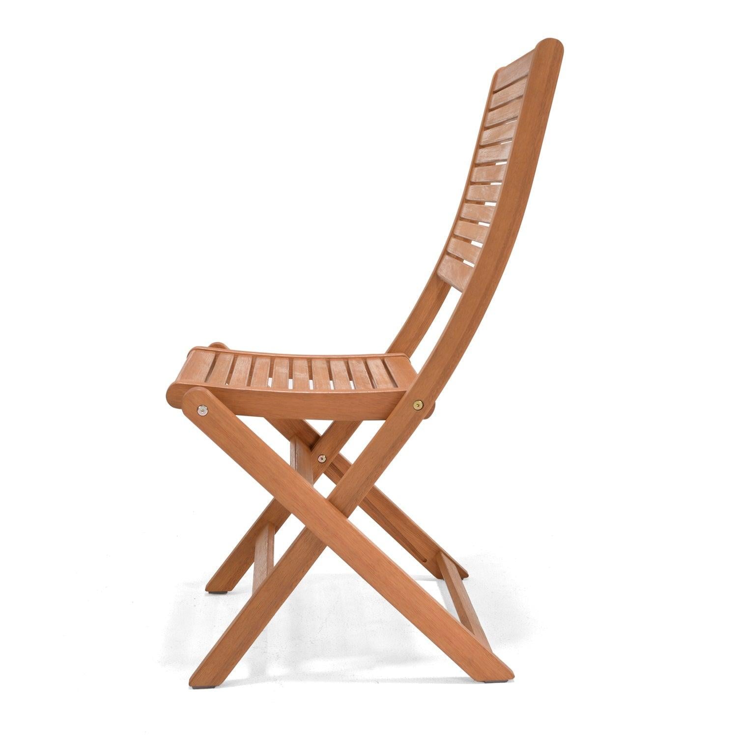 JUEGO DE 2 SILLAS MIDTOWN MADERA CAFE CLARO EXTERIOR KINGSBURY - 3