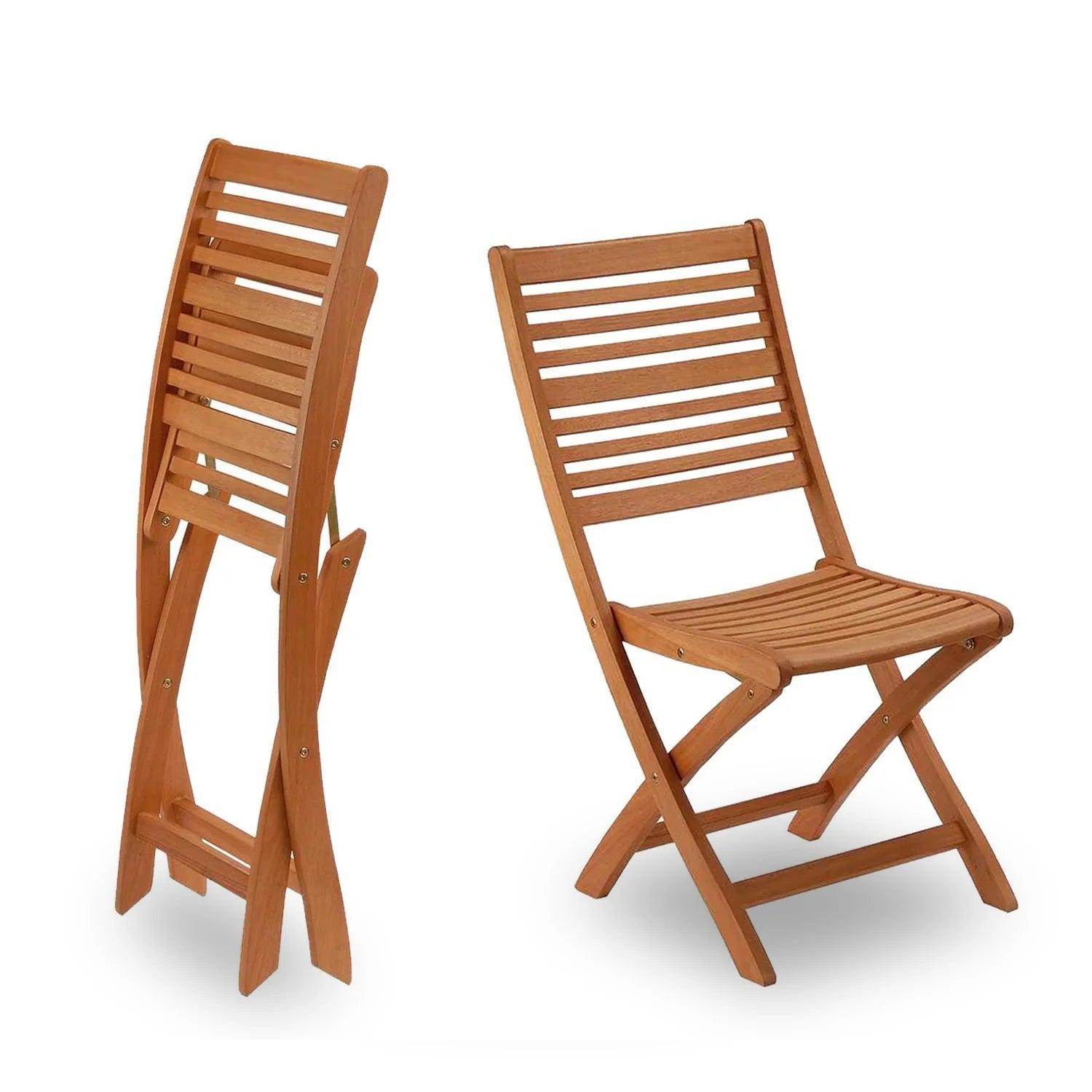 JUEGO DE 2 SILLAS MIDTOWN MADERA CAFE CLARO EXTERIOR KINGSBURY - 5