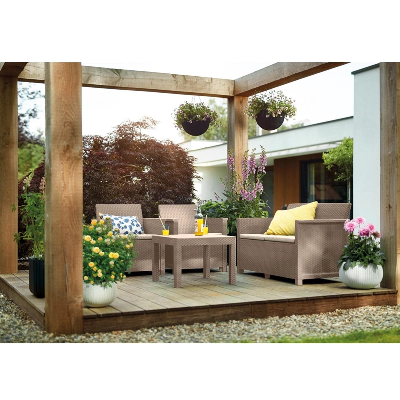 SET JARDIN KETER EMMA CAPPUCCINO - 2