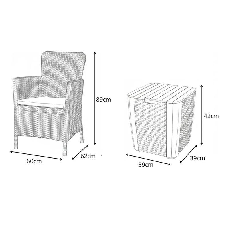 SET BALCON KETER IOWA - 7