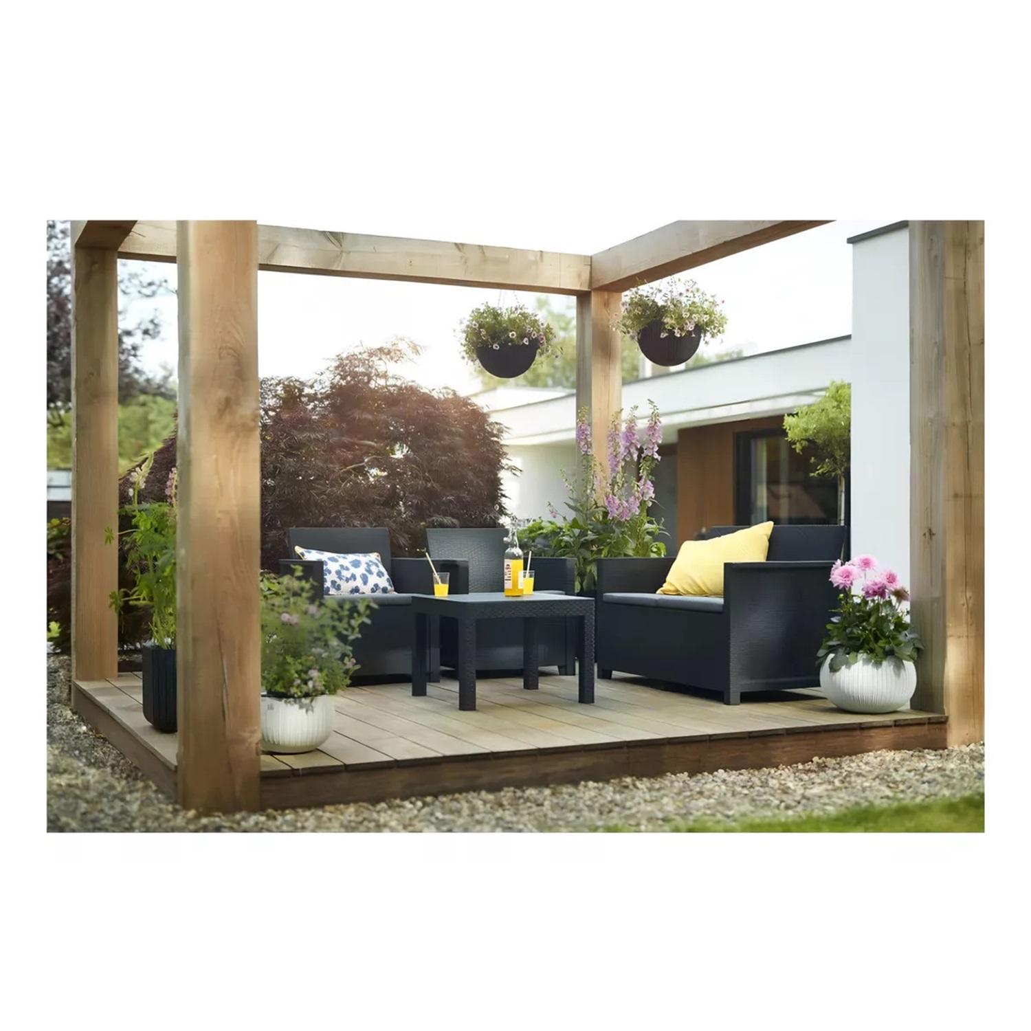 SET JARDIN KETER EMMA GRAFITO - 3
