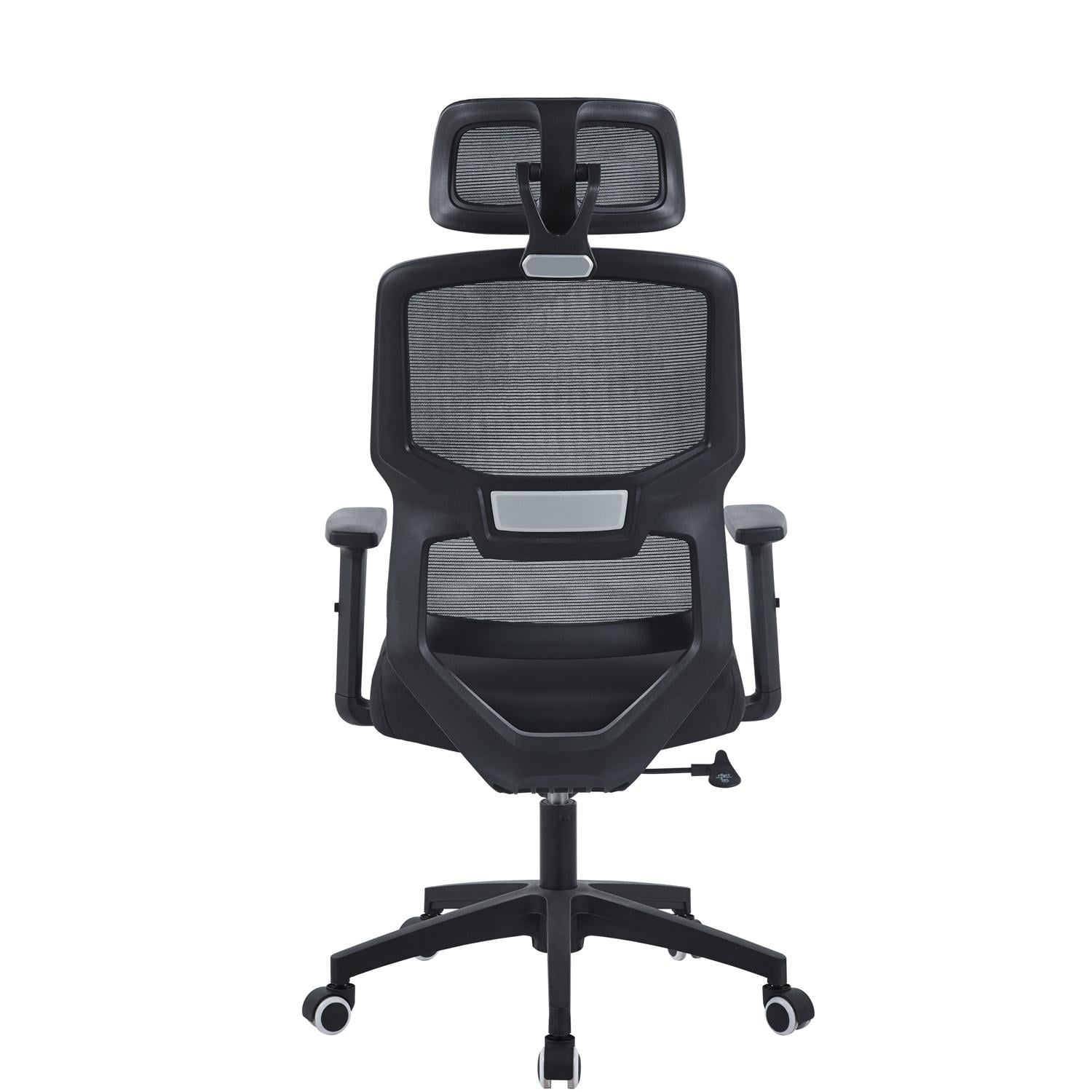 SILLA DE OFICINA EJECUTIVA MESH ERGONOMICA NEGRO - 4