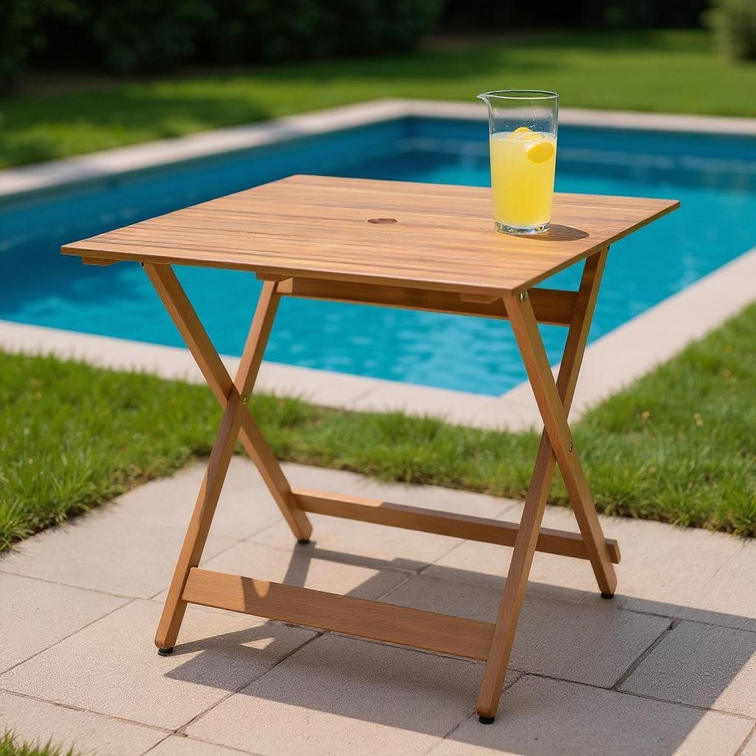 MESA DE TERRAZA MADERA PLEGABLE MANDA MIDTOWN - 2