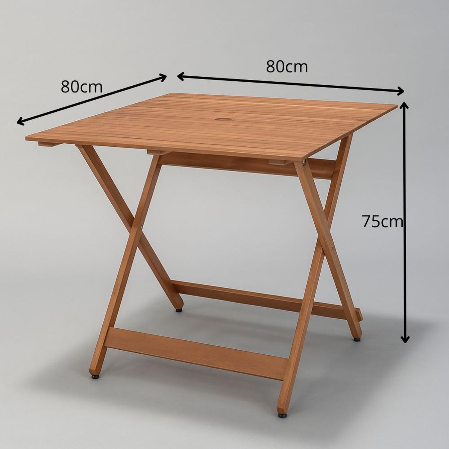 MESA DE TERRAZA MADERA PLEGABLE MANDA MIDTOWN - 3