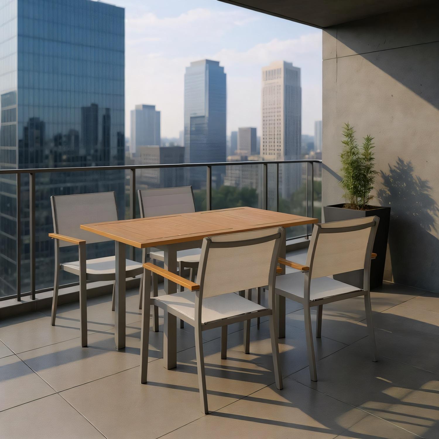 MESA KINGSBURY EXTENSIBLE 75-126CM MIDTOWN - 5