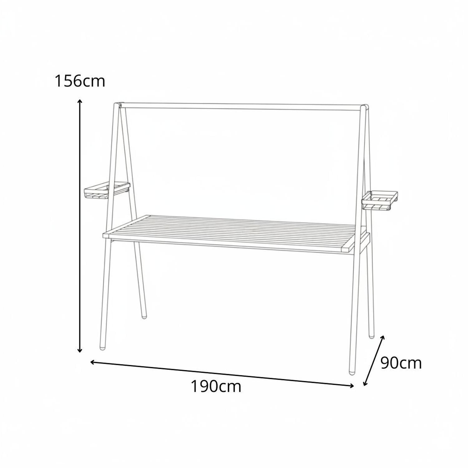 JUEGO DE TERRAZA COMEDOR COPENHAGEN MADERA MIDTOWN - 7
