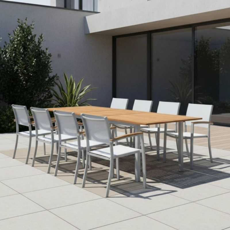 SET DE TERRAZA COMEDOR LYNX EXTENSIBLE 180-240CM MIDTOWN - 2