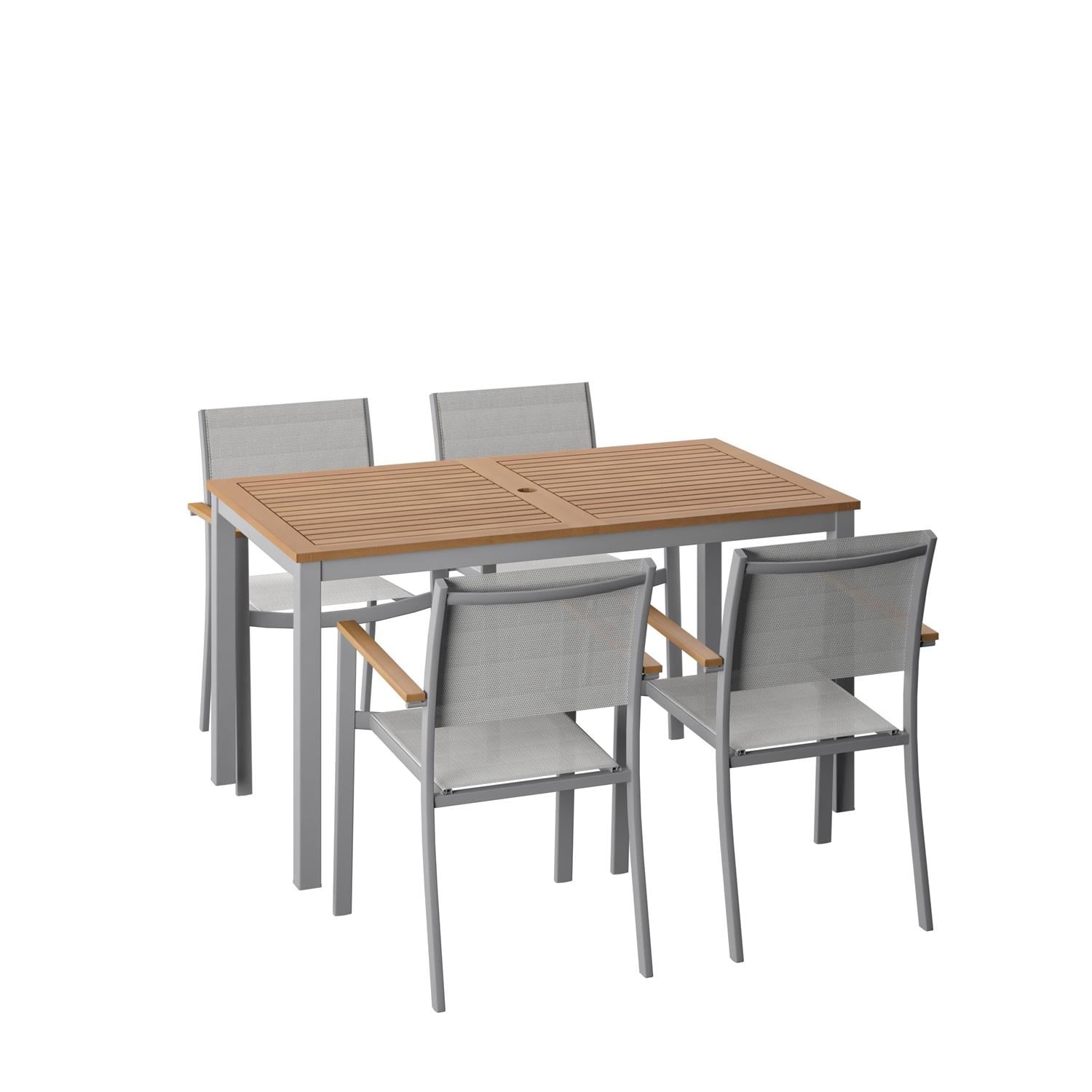 JUEGO DE TERRAZA COMEDOR LYNX 140X80CM MIDTOWN - 1