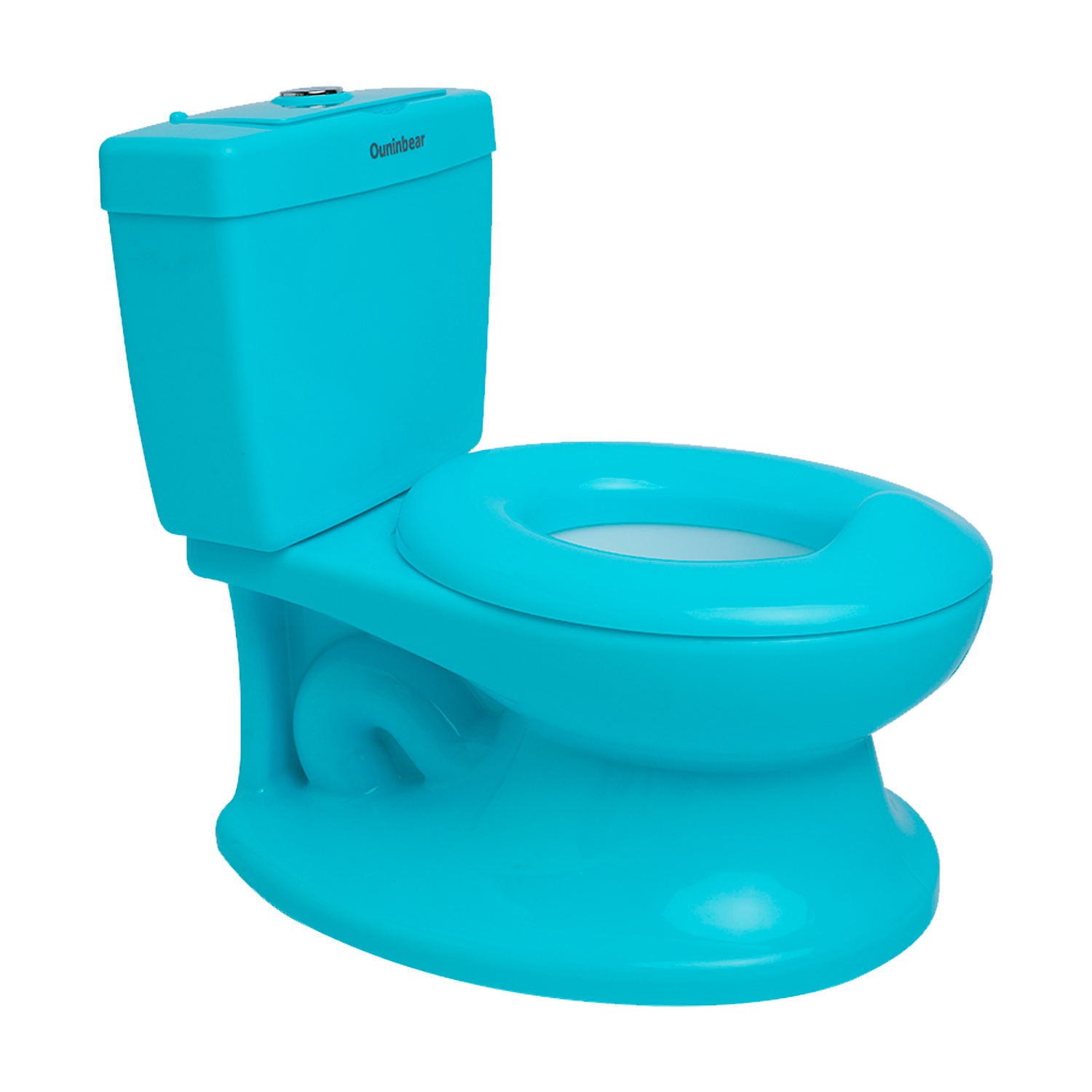 PELELA ZGS-542 APRENDIZAJE TIPO WC SONIDO CISTERNA VARIOS COLORES CELESTE - 1