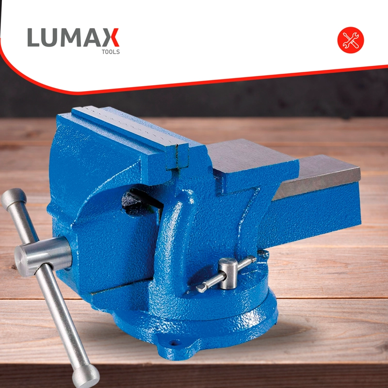 MORSA PRENSA TORNILLO DE BANCO LUMAX 5 PULGADAS - 4