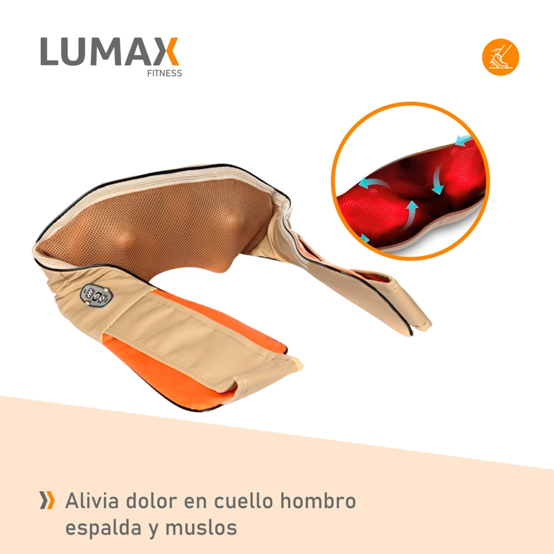 MASAJEADOR DE CUELLO PREMIUM LUMAX - 5