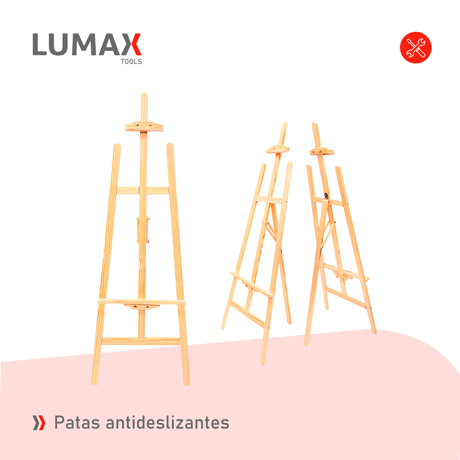 ATRIL PARA PINTORES DE MADERA 172CM - 7