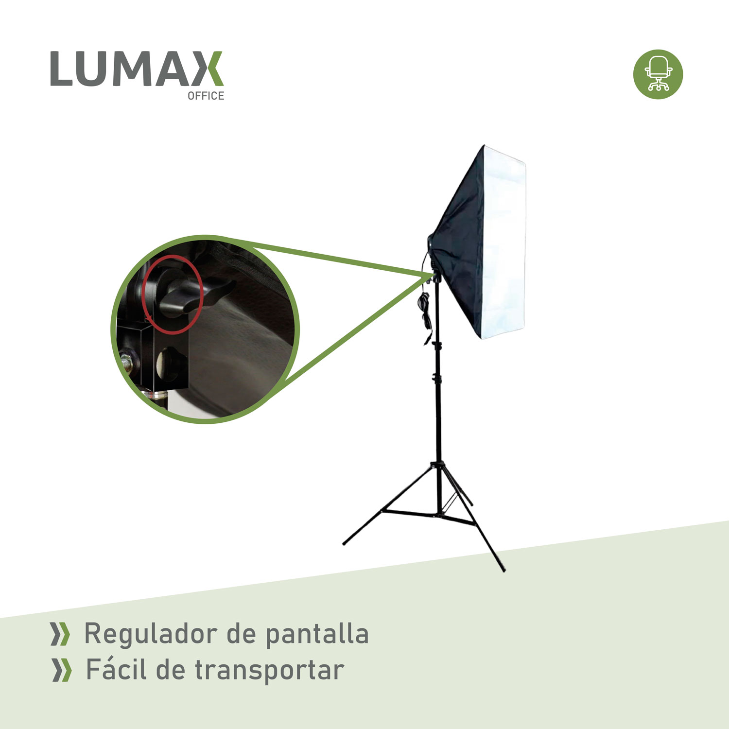 SOFTBOX CAJA DE LUZ 50X70CM FOTOGRAFÍA DE ESTUDIO - 7
