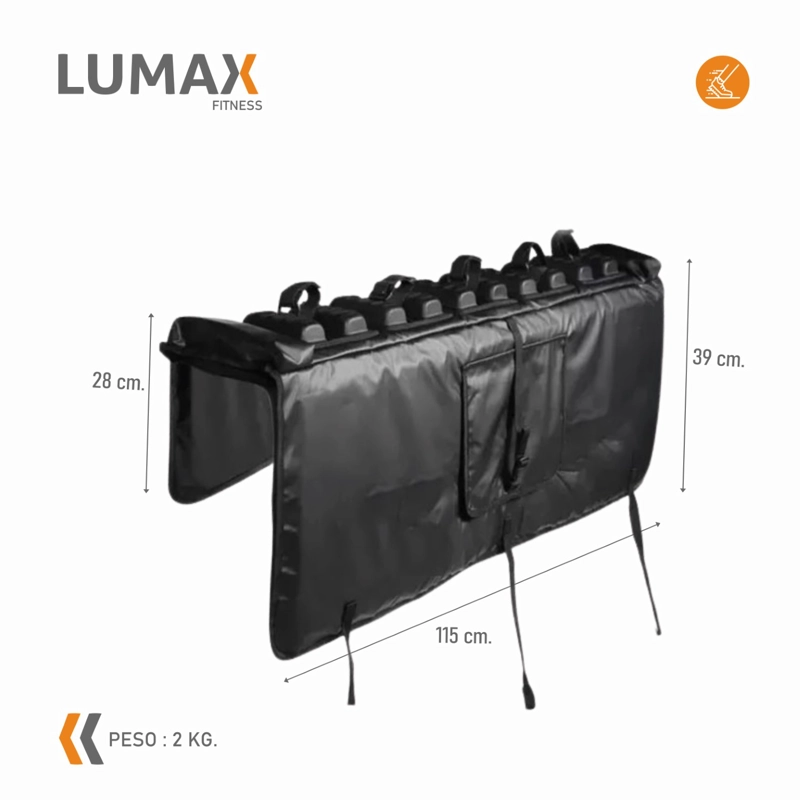 PORTABICICLETAS PARA PORTALON CAMIONETA PICK-UP PAD FLYROCK - 3