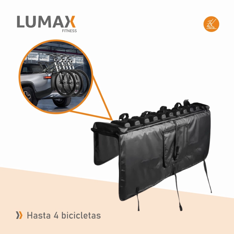 PORTABICICLETAS PARA PORTALON CAMIONETA PICK-UP PAD FLYROCK - 6