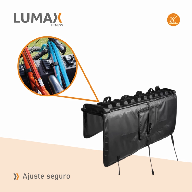 PORTABICICLETAS PARA PORTALON CAMIONETA PICK-UP PAD FLYROCK - 7