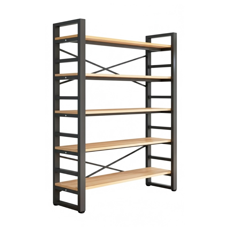 ESTANTE EXHIBIDOR BIBLIOTECA 5 NIVELES CON REPISA 175X33X140 - 2