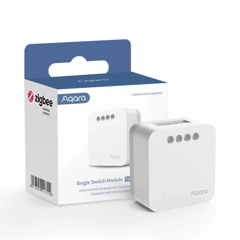 MÓDULO DE INTERRUPTOR AQARA SSM-U02 ÚNICO T1 (SIN NEUTRO) - 1