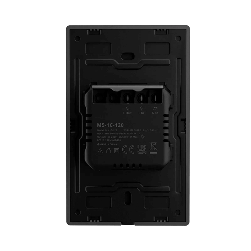 INTERRUPTOR SONOFF MCI07909 NEGRO DE PARED SWITCHMAN M5 WIFI 1 CANAL - 3