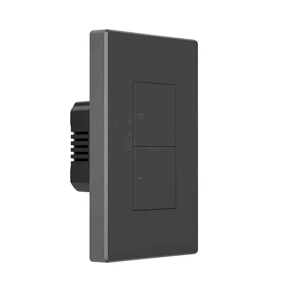 INTERRUPTOR SONOFF MCI07910 NEGRO DE PARED SWITCHMAN M5 WIFI 2 CANALES () - 2