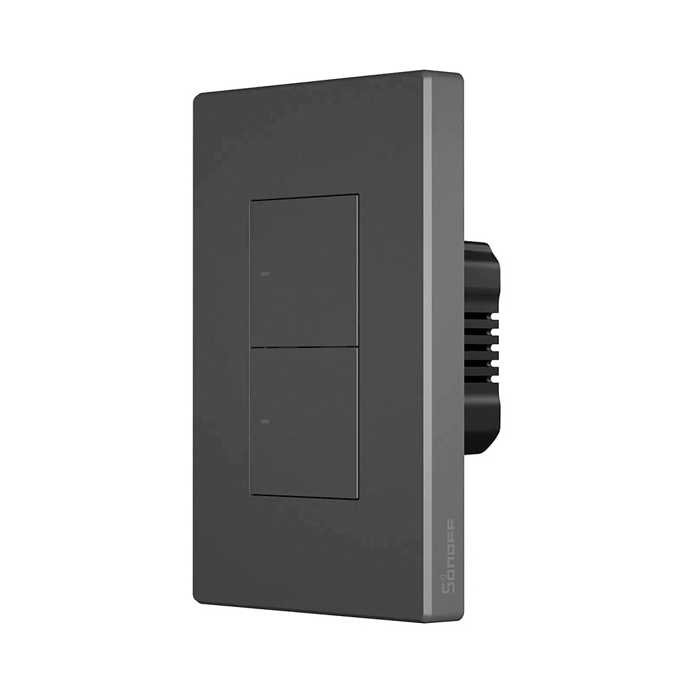 INTERRUPTOR SONOFF MCI07910 NEGRO DE PARED SWITCHMAN M5 WIFI 2 CANALES () - 3