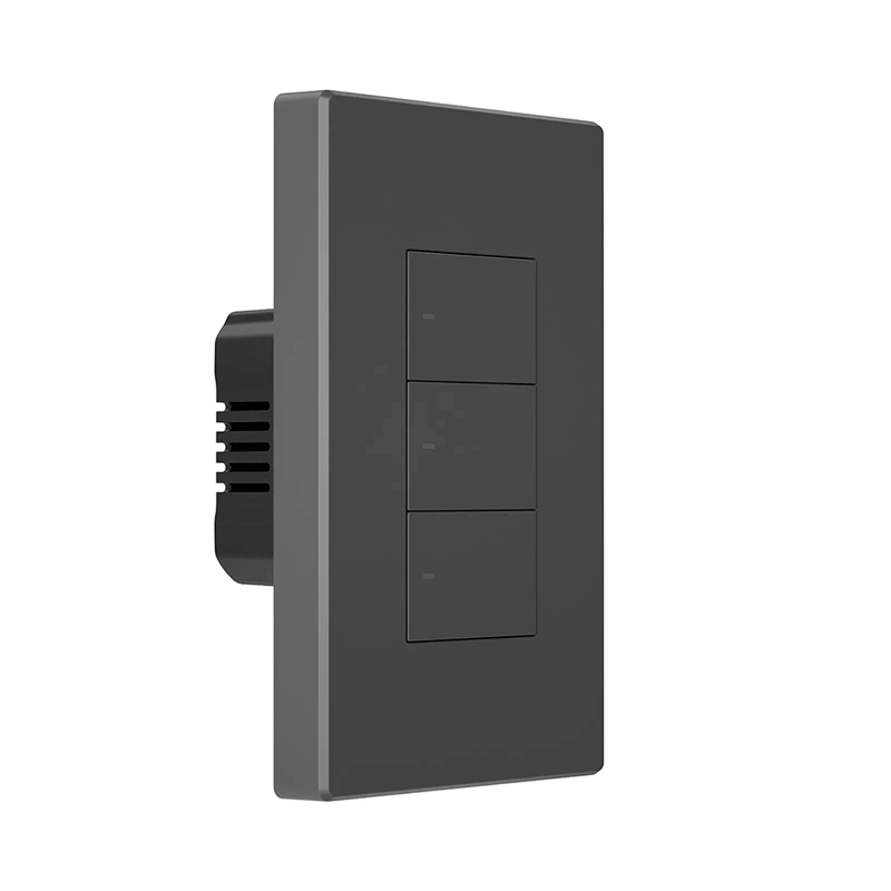 INTERRUPTOR SONOFF MCI07911 NEGRO DE PARED SWITCHMAN M5 WIFI 3 CANALES () - 2