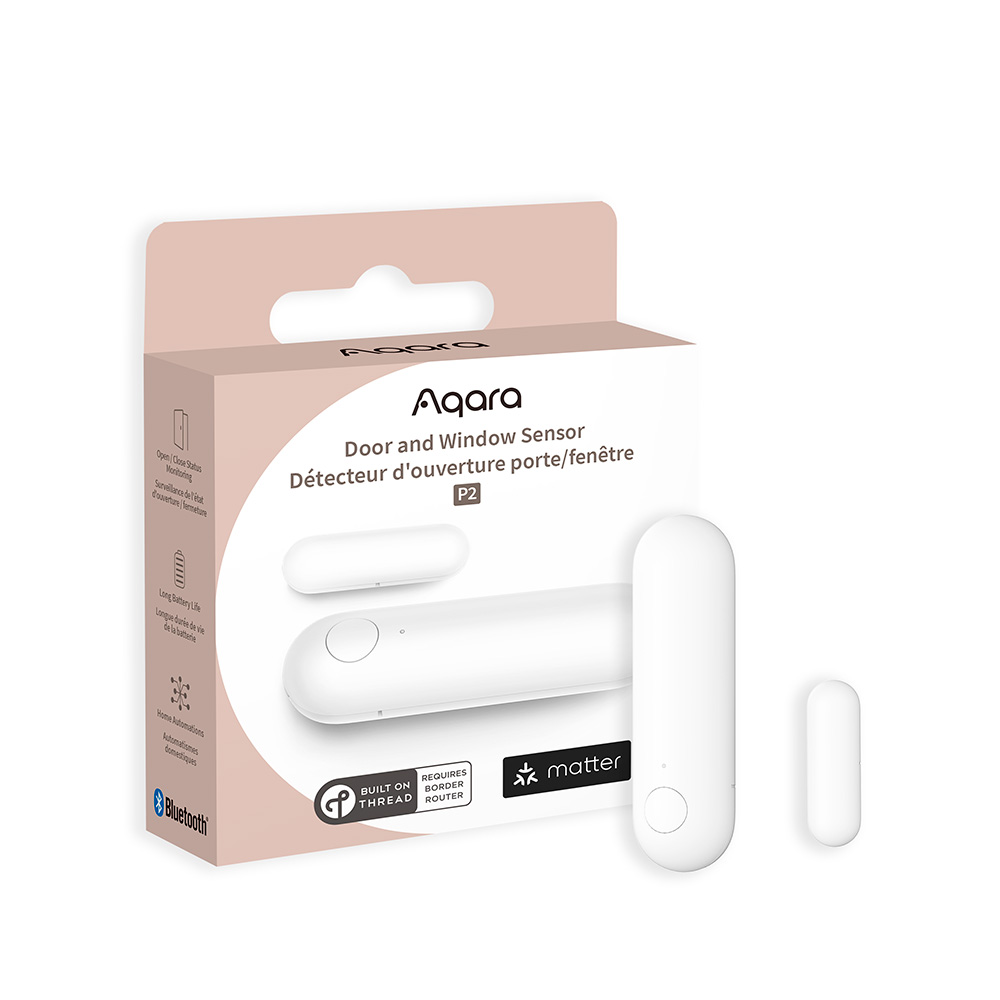 SENSOR AQARA P2 DE PUERTA Y VENTANA MATTER - 1