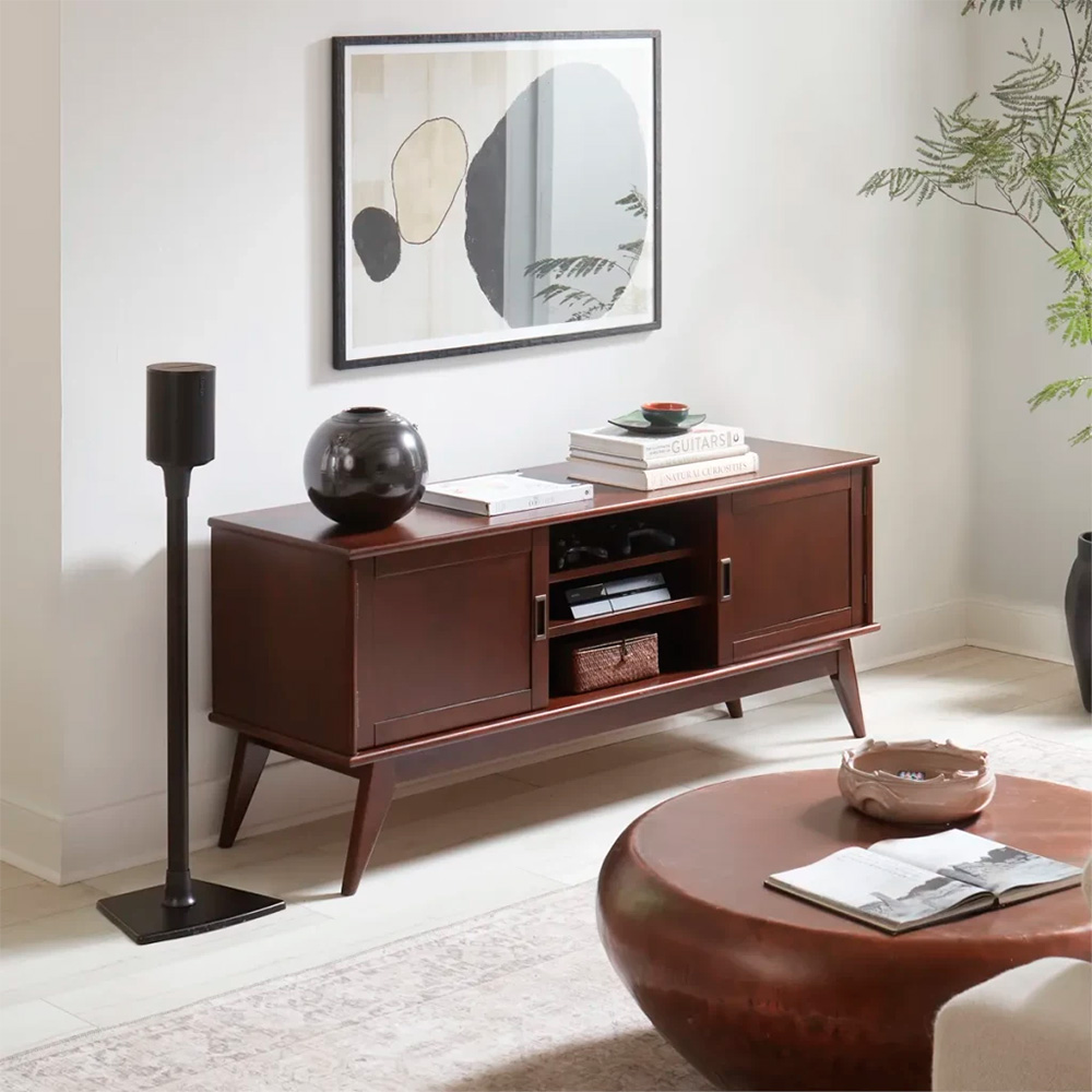 SOPORTE DE ALTURA FIJA SANUS PARA ALTAVOZ ERA 100 - NEGRO - 6