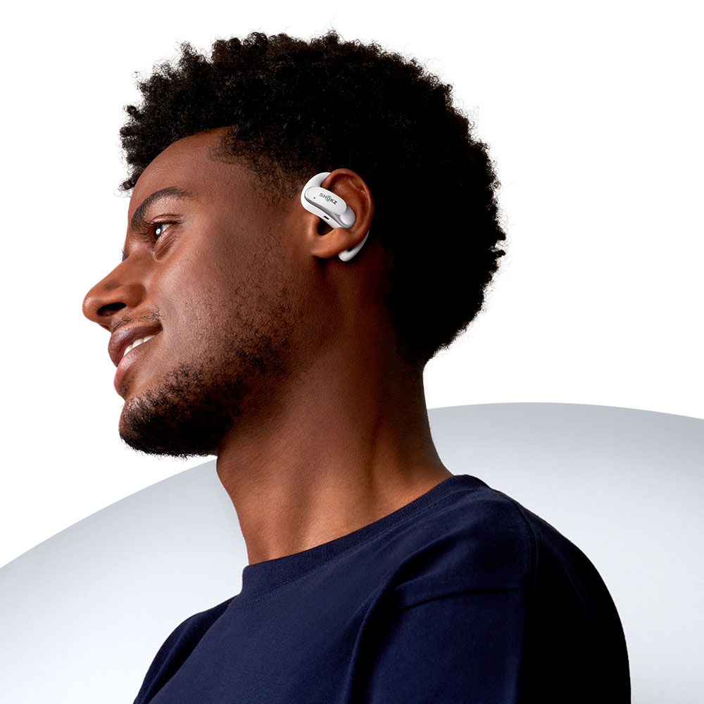 AUDIFONOS BLUETOOTH SHOKZ OPENFIT AIR WHITE - 6