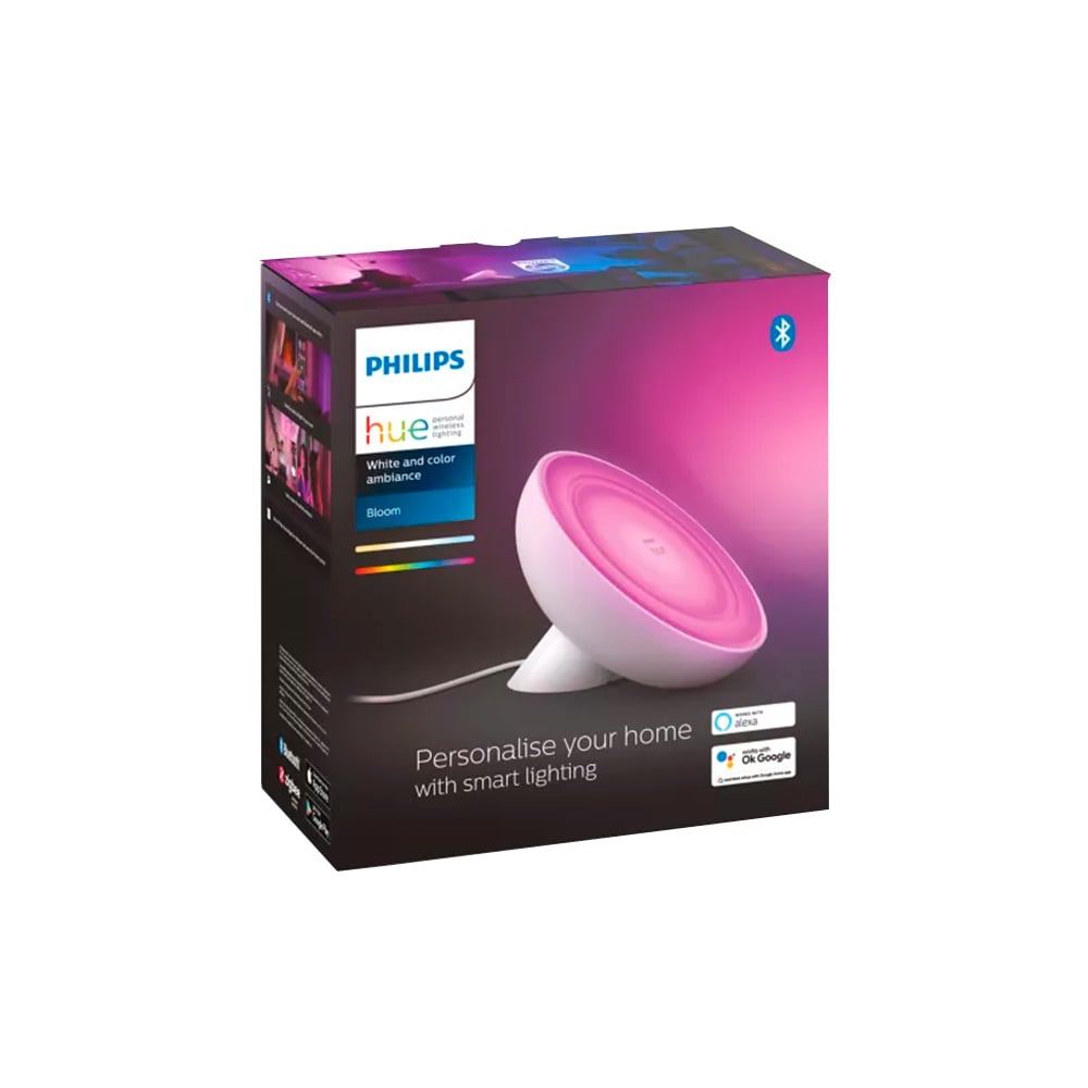 LÁMPARA PHILIPS HUE INTELIGENTE MESA BLOOM WHITE & COLOR AMBIANCE MULTICOLOR - 2