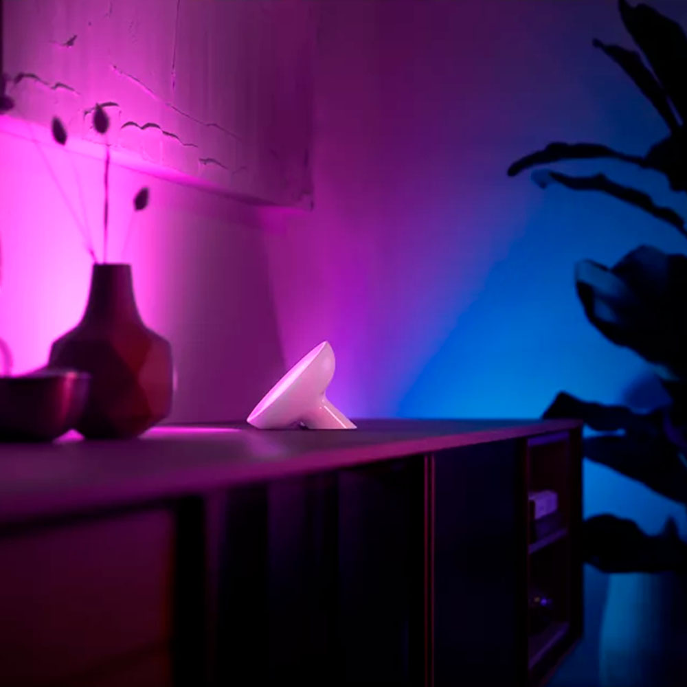 LÁMPARA PHILIPS HUE INTELIGENTE MESA BLOOM WHITE & COLOR AMBIANCE MULTICOLOR - 5