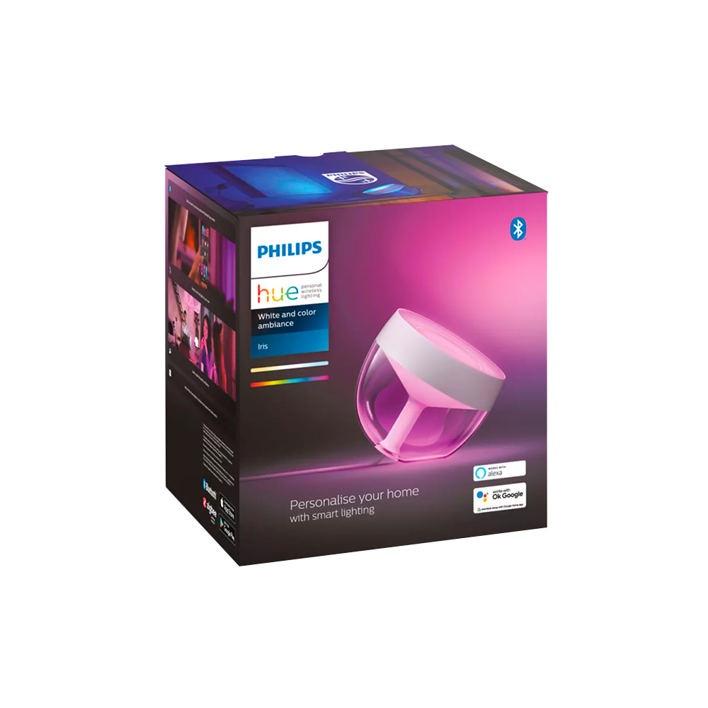LÁMPARA INTELIGENTE DE MESA PHILIPS HUE IRIS MULTICOLOR - 2