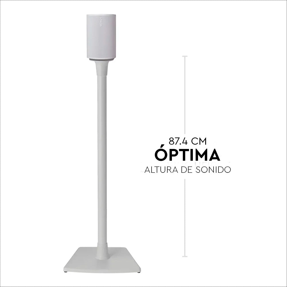 SET SANUS DE 2 SOPORTES DE ALTURA FIJA PARA ALTAVOZ ERA 100 BLANCO - 4