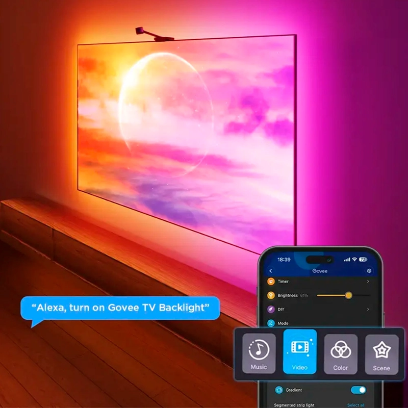 RETROILUMINACIÓN GOVEE SMART TV 3S 75-85' MULTICOLOR - 8