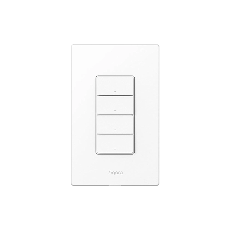 INTERRUPTOR DE LUZ H2 US 4 BOTONES Y 3 CANALES AQARA - 2