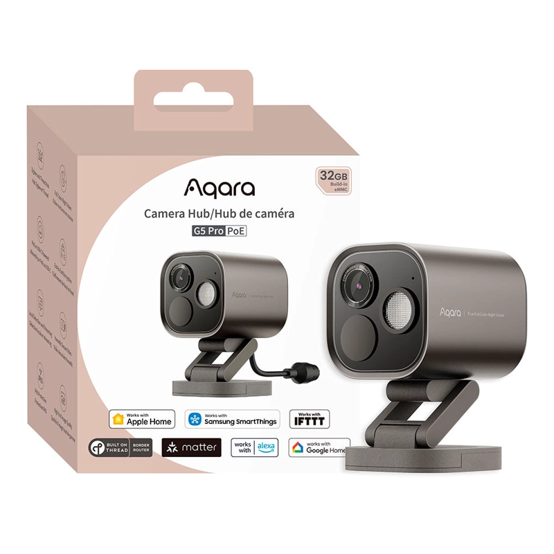CAMARA DE EXTERIOR POE Y MATTER HUB G5 PRO AQARA - 2