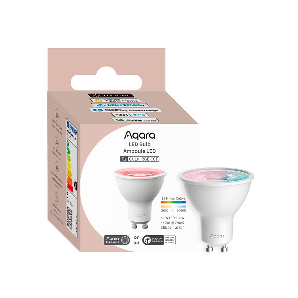 AMPOLLETA LED ZIGBEE GU10 T2 RGB AQARA - 3
